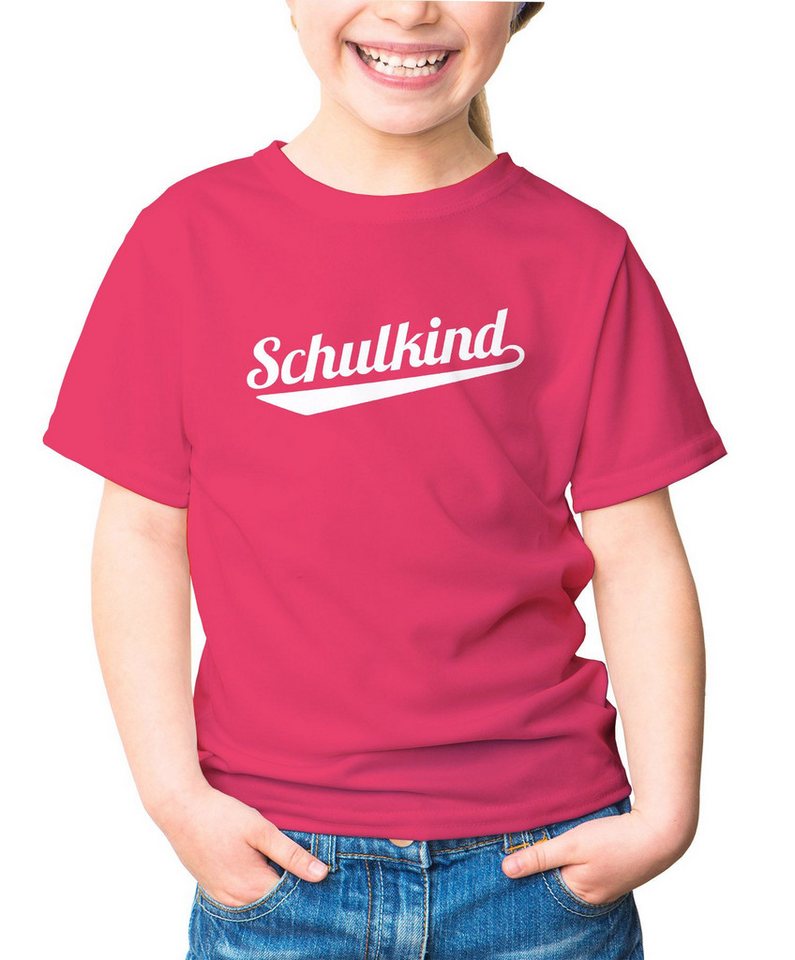 MoonWorks Print-Shirt Kinder T-Shirt Mädchen Aufdruck Schulkind Geschenk zur Einschulung von MoonWorks