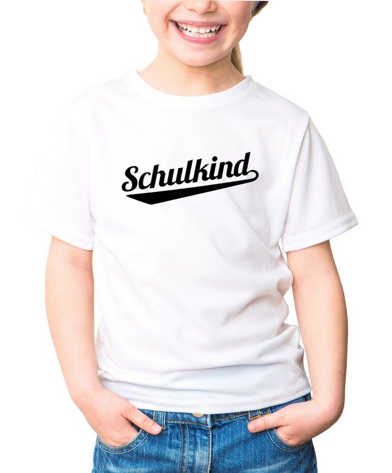 MoonWorks Print-Shirt Kinder T-Shirt Mädchen Aufdruck Schulkind Geschenk zur Einschulung von MoonWorks