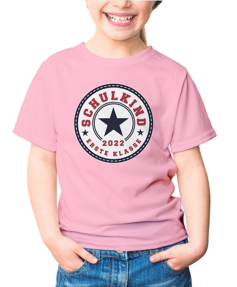 MoonWorks Print-Shirt Kinder T-Shirt Mädchen Schulkind erste Klasse Stern Geschenk zur von MoonWorks