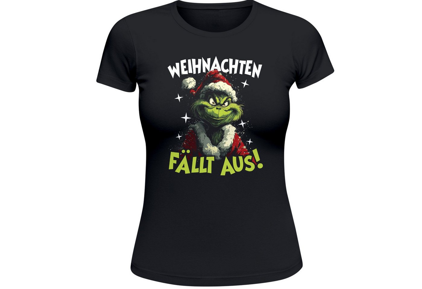 MoonWorks Print-Shirt Weihnachtsshirt Damen Spruch Anti Weihnachten T-Shirt Weihnachten mit Print von MoonWorks