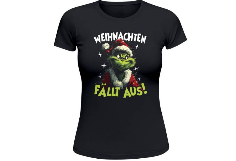 MoonWorks Print-Shirt Weihnachtsshirt Damen Spruch Anti Weihnachten T-Shirt Weihnachten mit Print von MoonWorks
