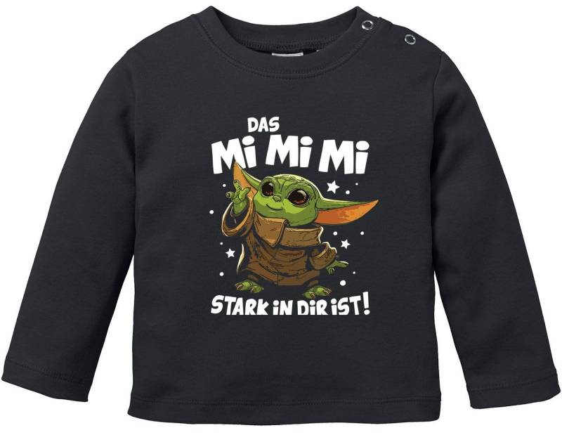 MoonWorks Rundhalsshirt Baby Langarmshirt Das Mimimi stark in dir ist.Parodie lustiger Spruch von MoonWorks