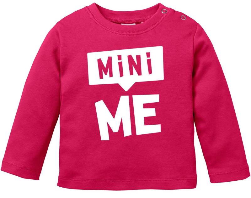 MoonWorks Rundhalsshirt Baby Langarmshirt Mini-Me Babyshirt Jungen Mädchen Shirt von MoonWorks