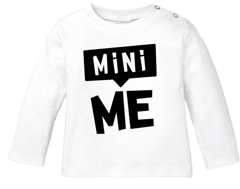 MoonWorks Rundhalsshirt Baby Langarmshirt Mini-Me Babyshirt Jungen Mädchen Shirt von MoonWorks