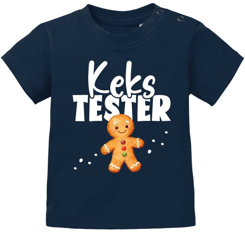 MoonWorks Print-Shirt Baby T-Shirt kurzarm Weihnachten Lebkuchenmann Gingerbread Design von MoonWorks