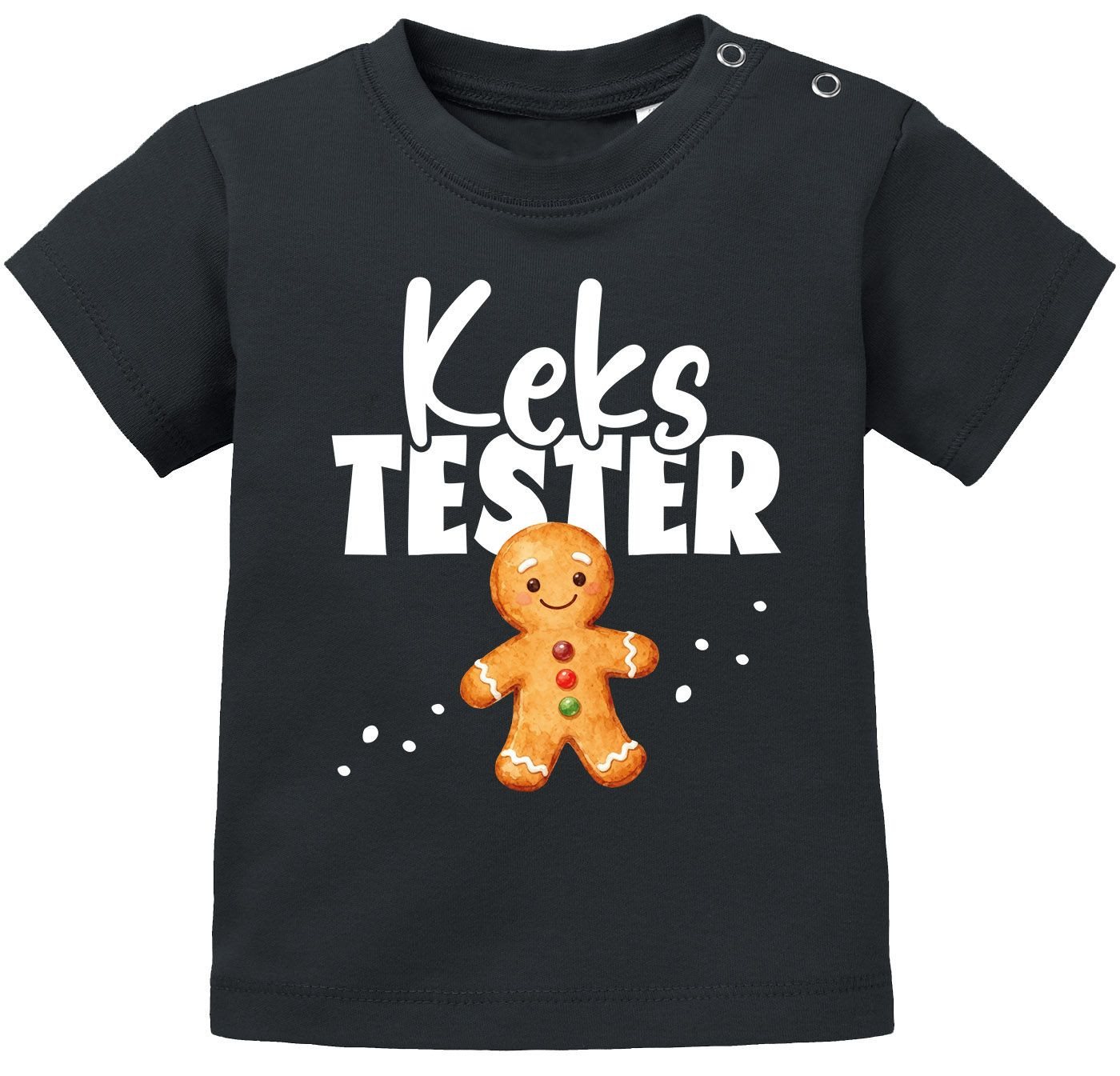 MoonWorks Print-Shirt Baby T-Shirt kurzarm Weihnachten Lebkuchenmann Gingerbread Design von MoonWorks