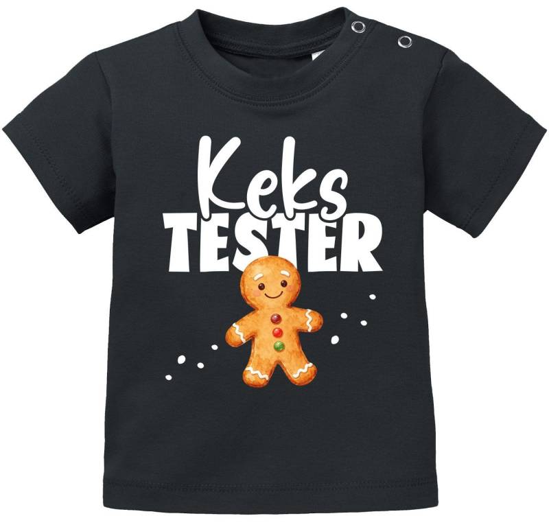 MoonWorks Print-Shirt Baby T-Shirt kurzarm Weihnachten Lebkuchenmann Gingerbread Design von MoonWorks