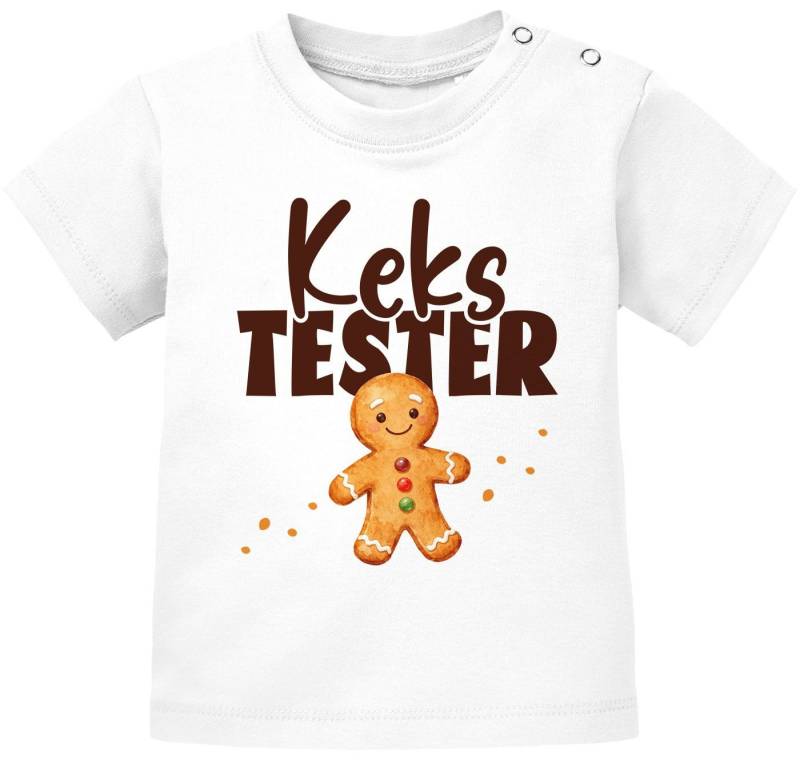 MoonWorks Print-Shirt Baby T-Shirt kurzarm Weihnachten Lebkuchenmann Gingerbread Design von MoonWorks