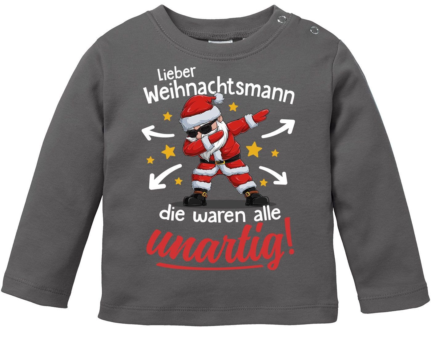 MoonWorks Rundhalsshirt Baby Langarmshirt Weihnachten XMAS Spruch Lustig Die waren allle von MoonWorks