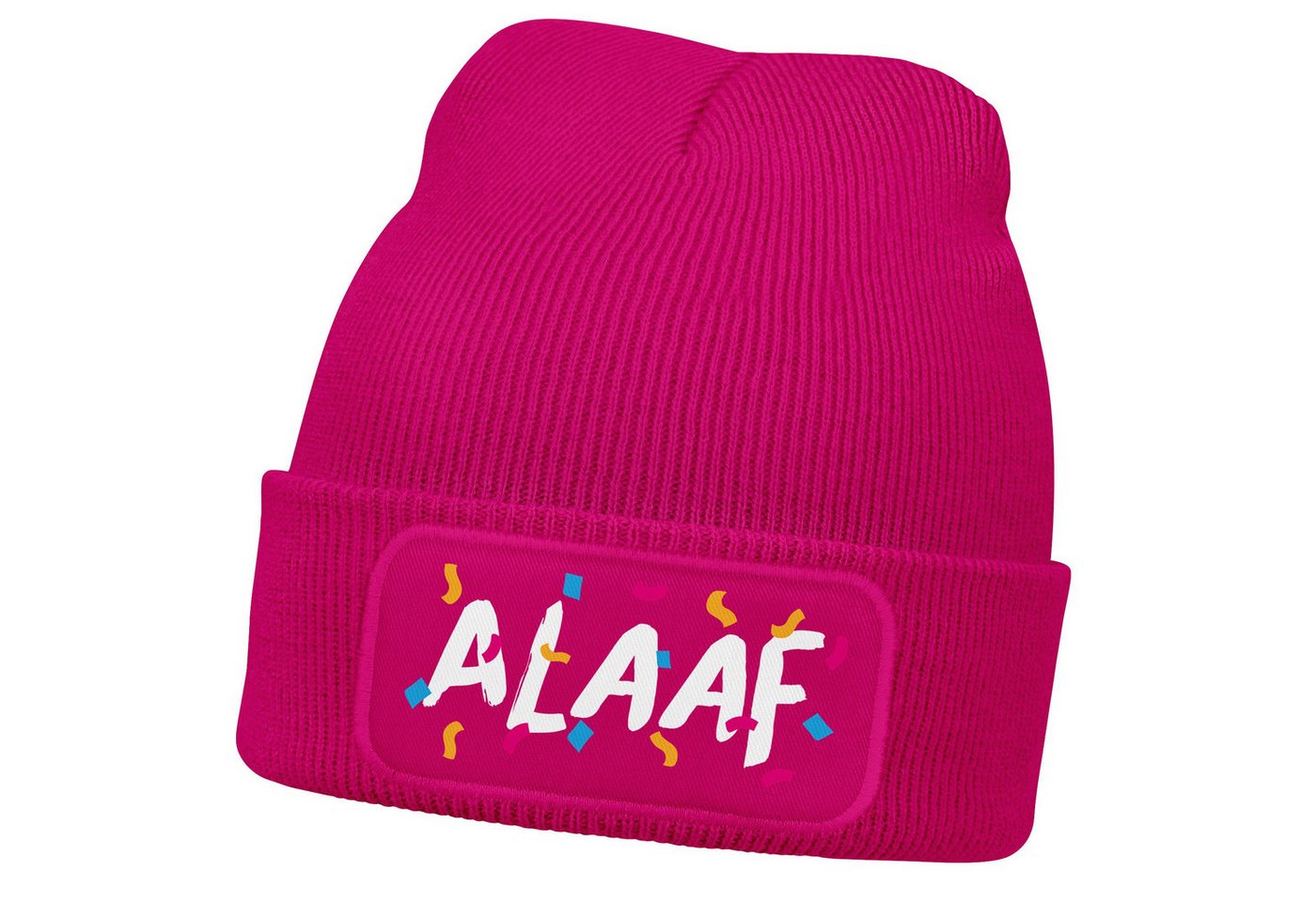 MoonWorks Strickmütze Damen Beanie Patch Strickmütze Spruch Karneval Fasching Aufdruck MoonWorks Strickmütze Damen Beanie Patch Strickmütze Spruch Karneval Fasching Aufdruck von MoonWorks