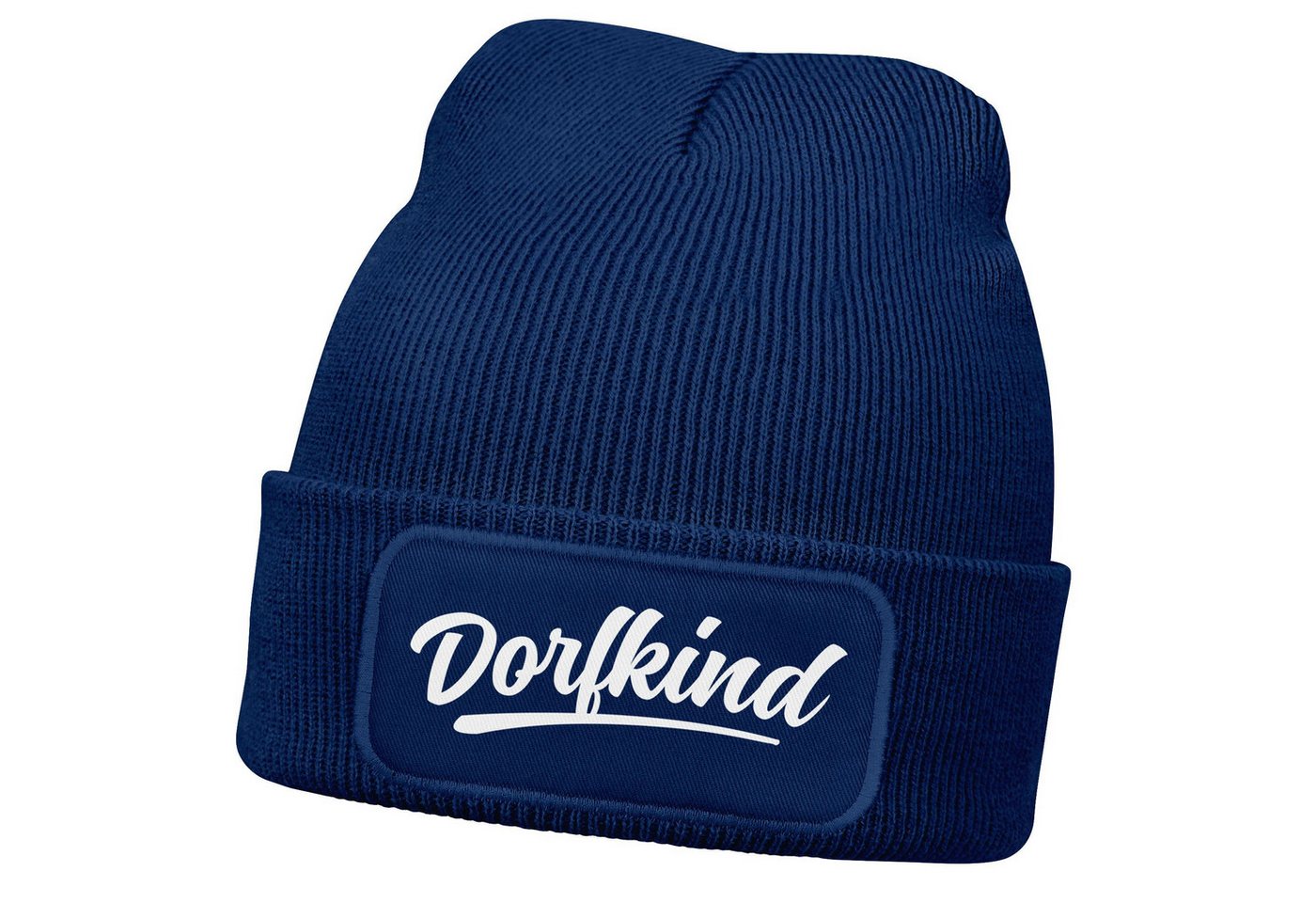 MoonWorks Strickmütze Damen Beanie mit Patch Strickmütze mit Spruch Aufdruck Lustig von MoonWorks