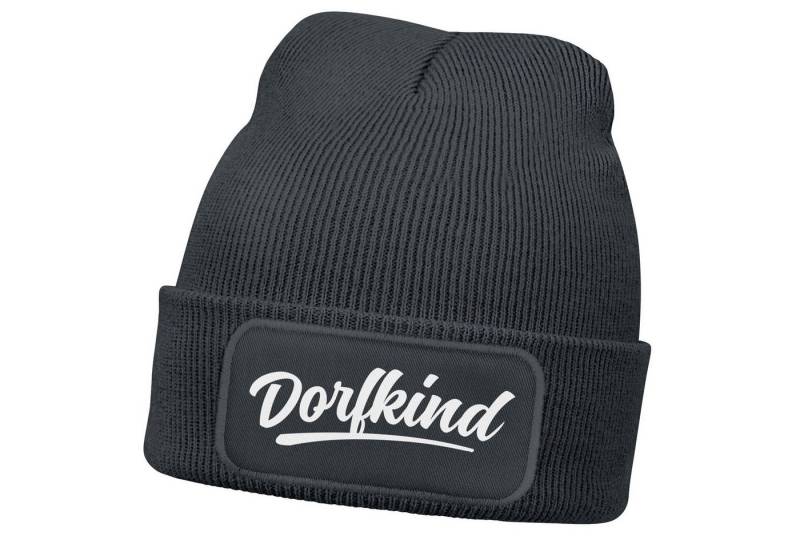 MoonWorks Strickmütze Damen Beanie mit Patch Strickmütze mit Spruch Aufdruck Lustig von MoonWorks