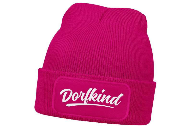 MoonWorks Strickmütze Damen Beanie mit Patch Strickmütze mit Spruch Aufdruck Lustig von MoonWorks