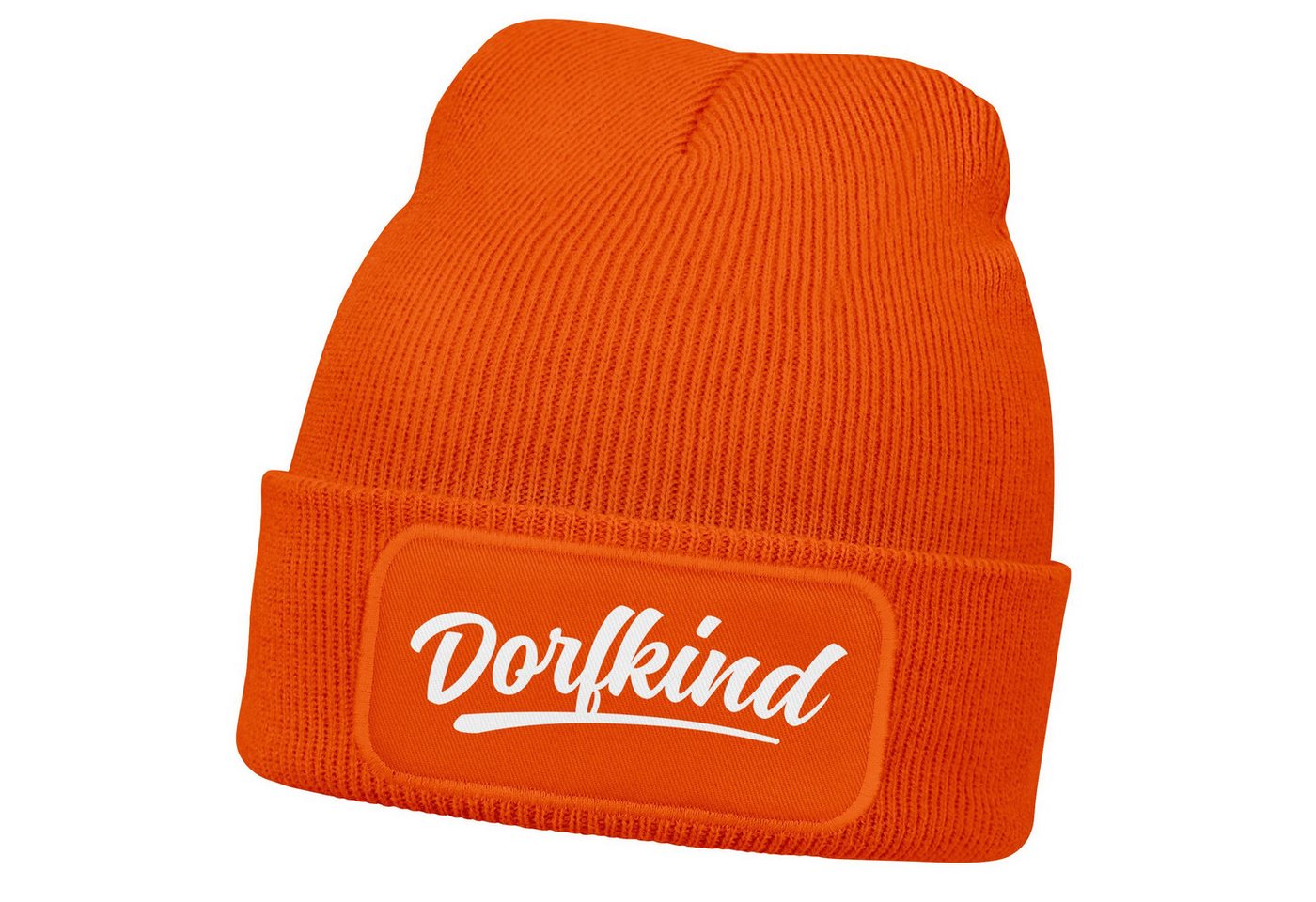 MoonWorks Strickmütze Herren Beanie mit Patch Dorfkind Strickmütze mit Spruch Aufdruck MoonWorks Strickmütze Herren Beanie mit Patch Dorfkind Strickmütze mit Spruch Aufdruck von MoonWorks
