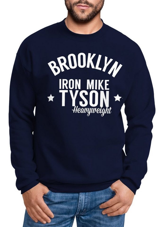 MoonWorks Sweatshirt Sweatshirt Herren Brooklyn New York Iron Mike Tyson Boxing Gym von MoonWorks