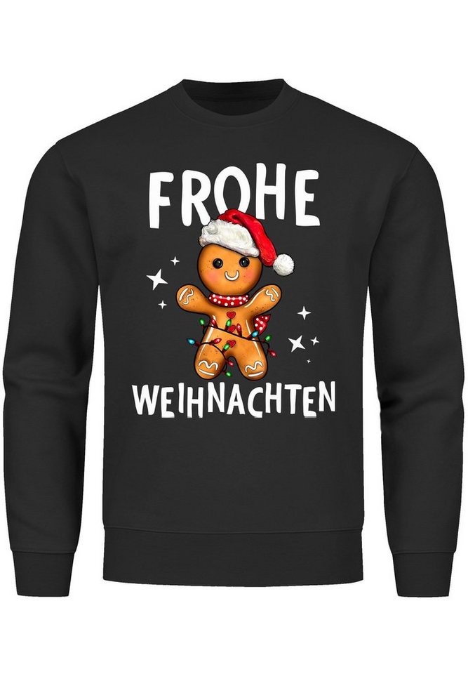 MoonWorks Sweatshirt Sweatshirt Herren Frohe Weihnachten Weihnachtspullover Lustig Dabbing von MoonWorks