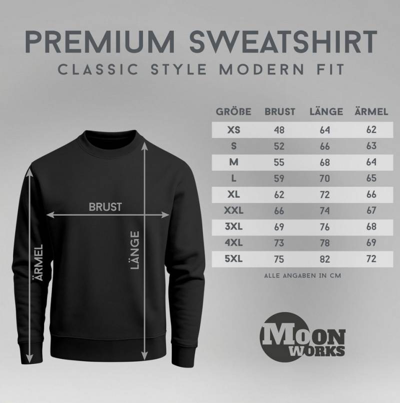 MoonWorks Sweatshirt Sweatshirt Herren Weihnachtspulli Ugly Christmas Frohe Arschnachten von MoonWorks