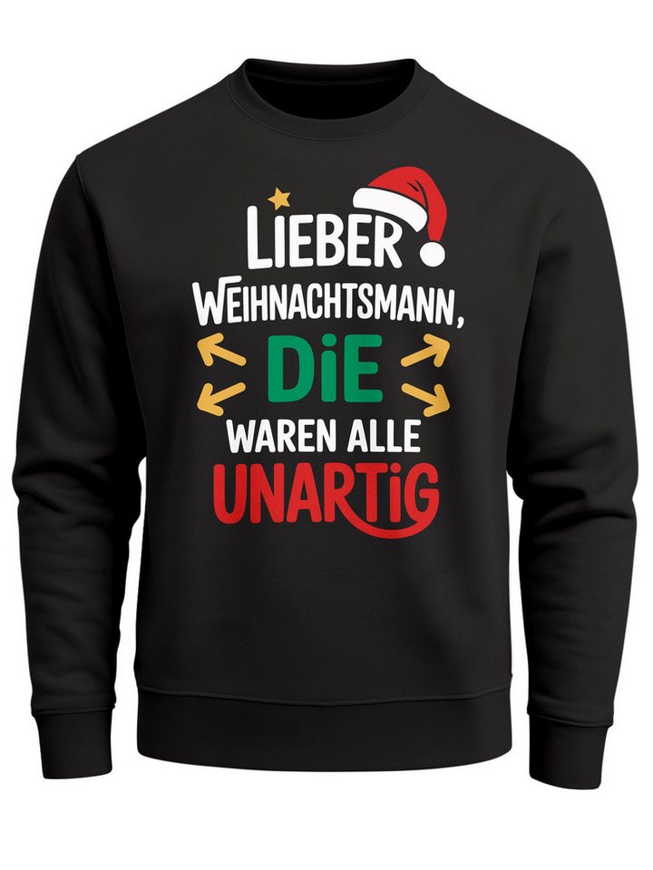 MoonWorks Sweatshirt Sweatshirt Herren Weihnachtspullover Spruch Lustig Lieber von MoonWorks