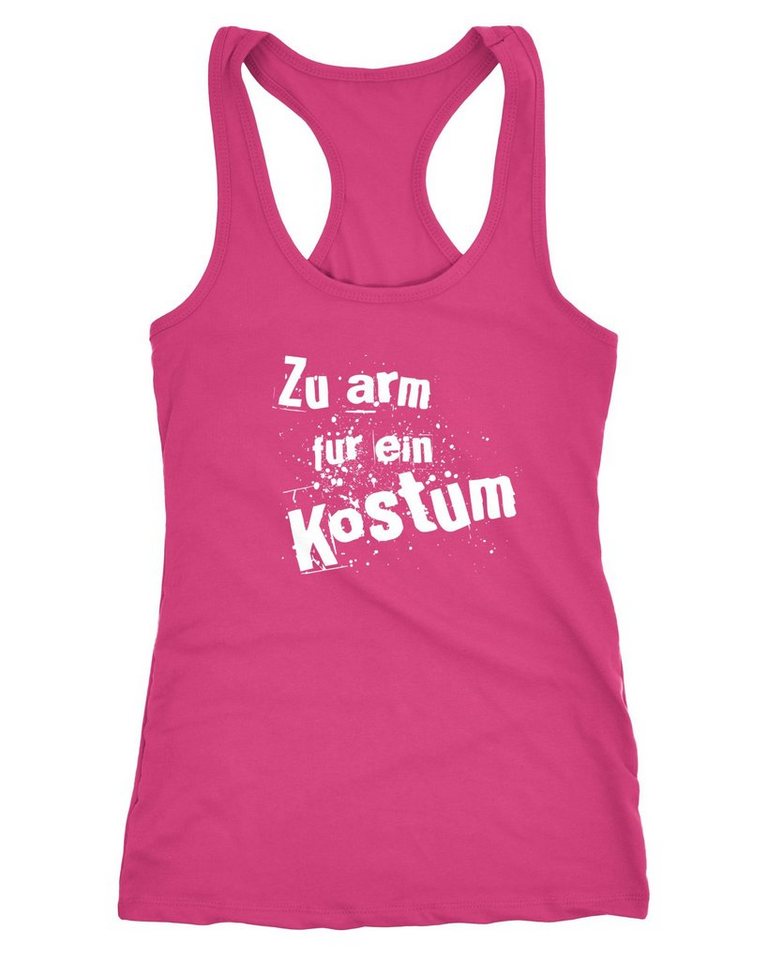 MoonWorks Tanktop Damen Tanktop Fasching Zu arm für ein Kostüm Moonworks® von MoonWorks