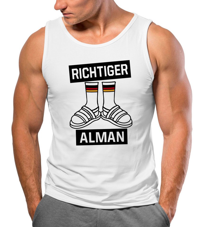 MoonWorks Tanktop Herren Tanktop Richtiger Alman Meme Witz Deutscher Deutschland mit Print MoonWorks Tanktop Herren Tanktop Richtiger Alman Meme Witz Deutscher Deutschland mit Print von MoonWorks