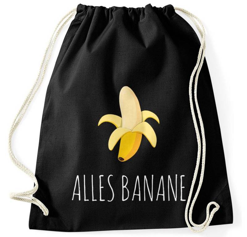 MoonWorks Turnbeutel Cooler Turnbeutel Banana Banane Hipster Cool Sportbeutel Moonworks® von MoonWorks