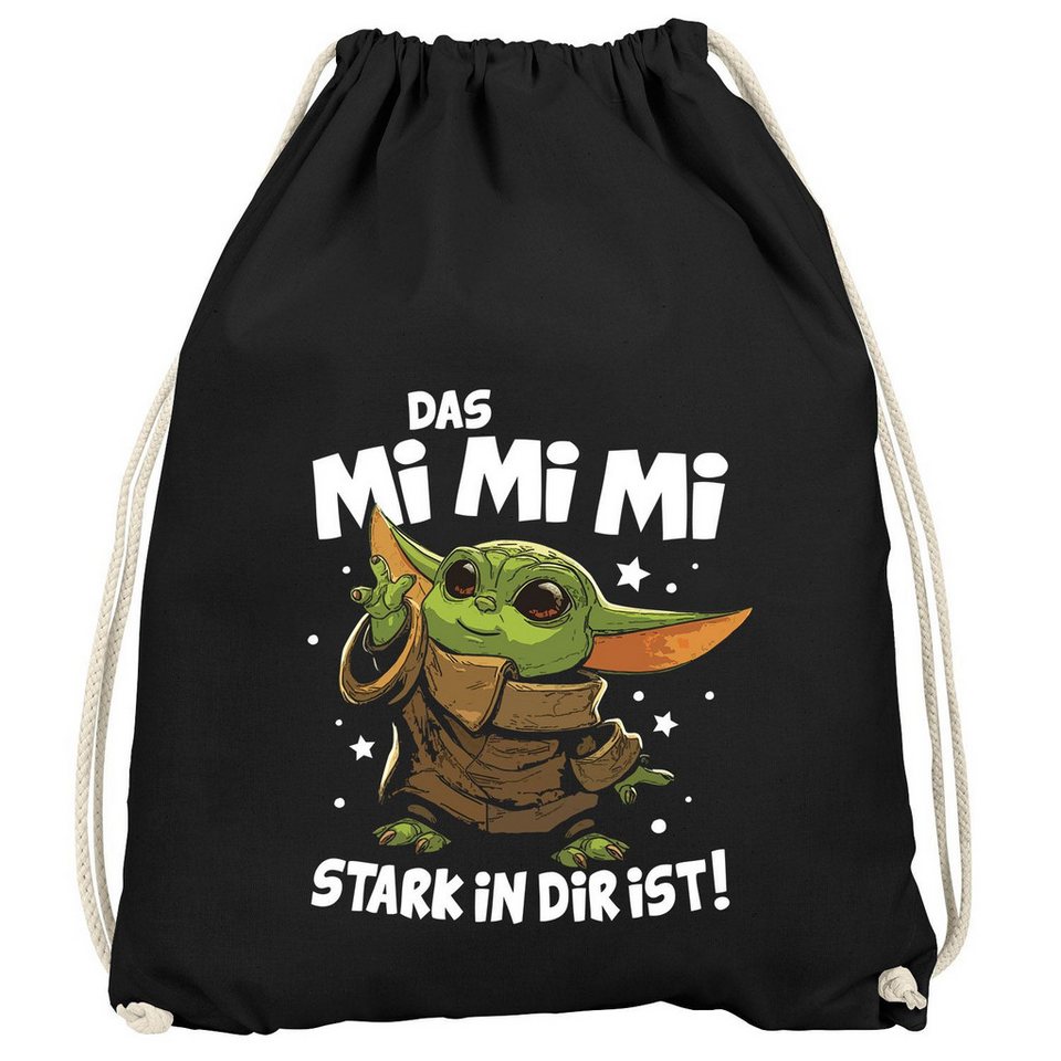 MoonWorks Turnbeutel Turnbeutel Bedruckt mit Spruch lustig Das Mimimi stark in dir ist von MoonWorks