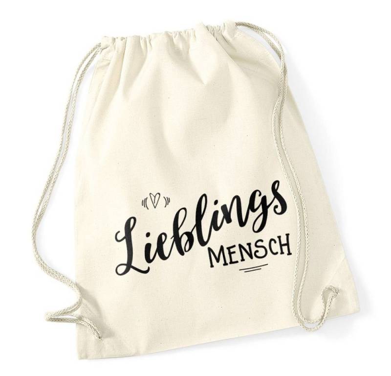MoonWorks Turnbeutel Turnbeutel Lieblingsmensch Geschenk Freundschaft Partner Freundin von MoonWorks