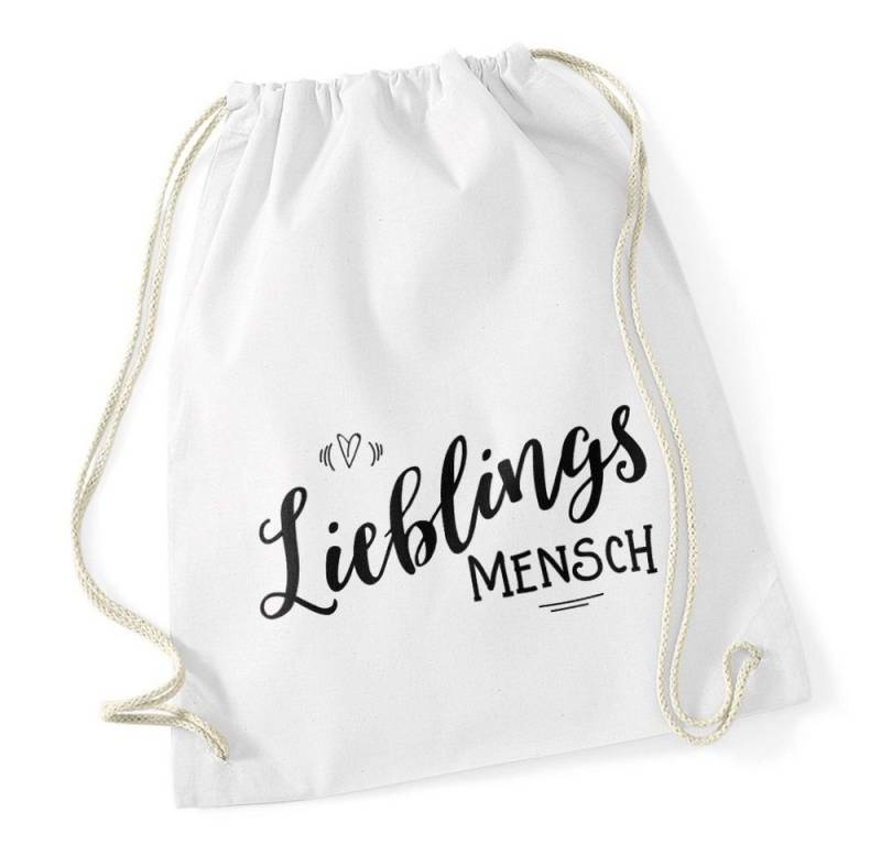 MoonWorks Turnbeutel Turnbeutel Lieblingsmensch Geschenk Freundschaft Partner Freundin von MoonWorks