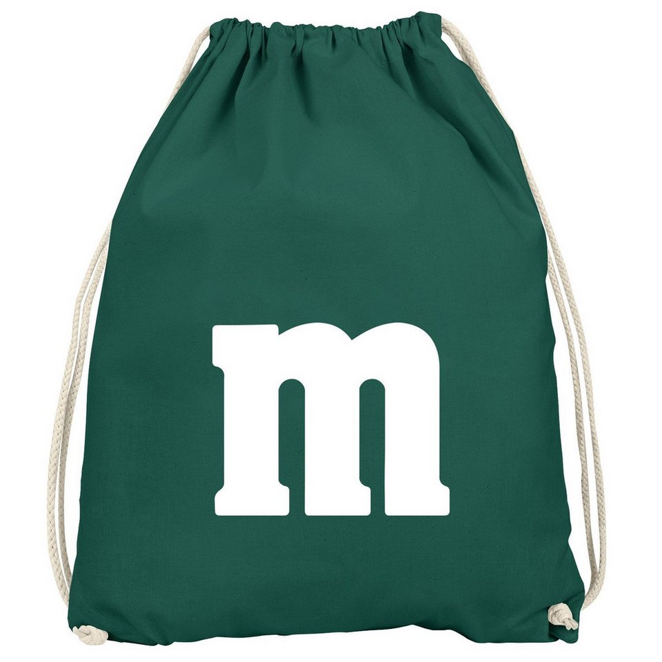 MoonWorks Turnbeutel Turnbeutel M Aufdruck Gruppen-Kostüm Kostüm Fasching Karneval von MoonWorks