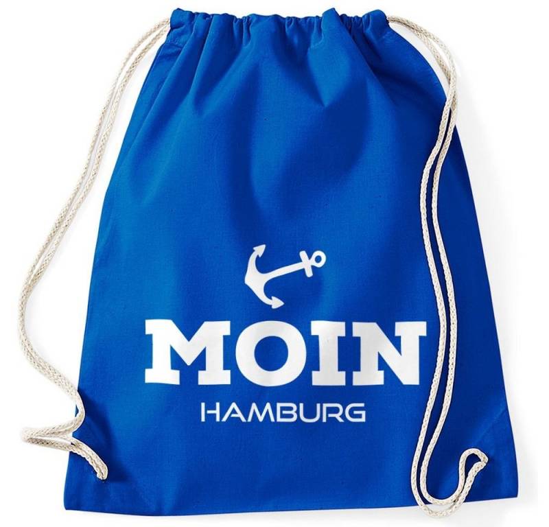 MoonWorks Turnbeutel Turnbeutel Moin Hamburg Anker von MoonWorks