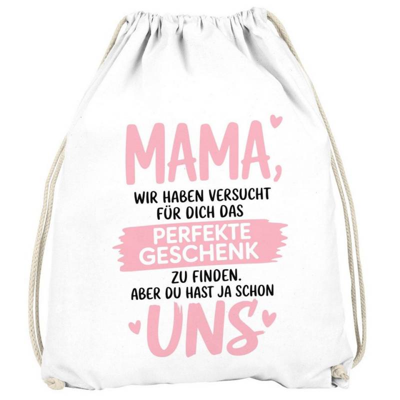 MoonWorks Turnbeutel Turnbeutel Spruch Geschenk lustig Geschenkidee Bonus-Mama Oma Gymbag von MoonWorks