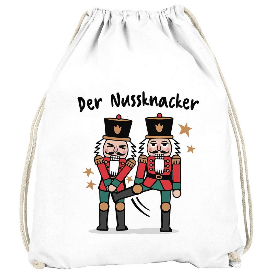 MoonWorks Turnbeutel Turnbeutel Spruch lustig Anti Weihnachten Nussknacker Jingle Balls von MoonWorks
