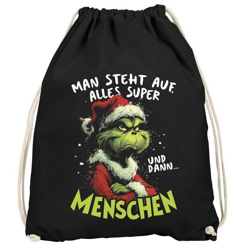 MoonWorks Turnbeutel Turnbeutel Weihnachten mit sarkastischem Spruch – Sportbeutel mit von MoonWorks
