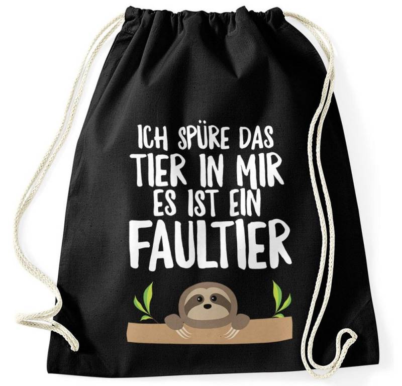 MoonWorks Turnbeutel Turnbeutel mit Faultier Ich spüre das Tier in mir, es ist ein von MoonWorks
