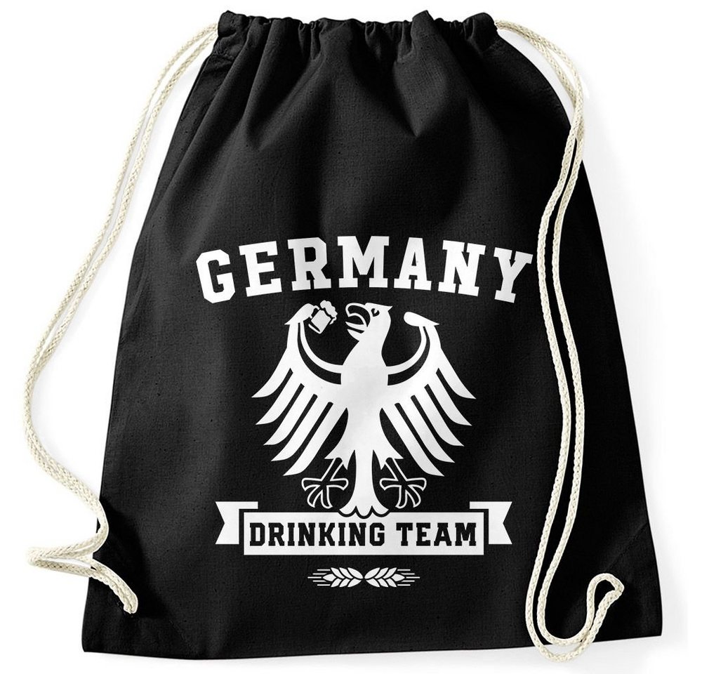 MoonWorks Turnbeutel WM Deutschland Germany Drinking Team Turnbeutel Moonworks® von MoonWorks