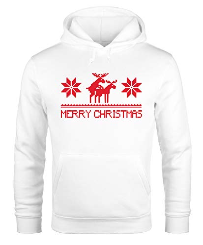 MoonWorks Ugly Christmas Sweater Hoodie Herren Kapuzen-Pullover weiß M MoonWorks Ugly Christmas Sweater Hoodie Herren Kapuzen-Pullover weiß M von MoonWorks