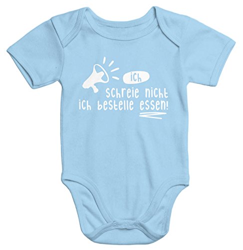 MoonWorks lustiger Baby-Body ich Schreie Nicht ich bestelle Essen Bio-Baumwolle Kurzarm hellblau 3-6 Monate MoonWorks lustiger Baby-Body ich Schreie Nicht ich bestelle Essen Bio-Baumwolle Kurzarm hellblau 3-6 Monate von MoonWorks