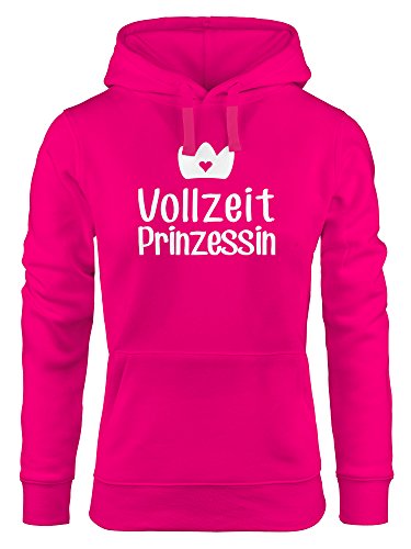 MoonWorks süßer Hoodie für Damen, Vollzeit Prinzessin, Sweatshirt Kapuze Kapuzenpullover pink L von MoonWorks