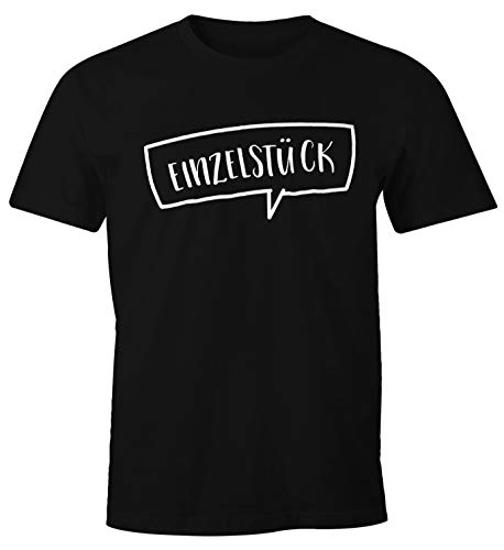 MoonWorks witziges Herren T-Shirt Einzelstück Sprüche Spruch Fun-Shirt für Männer Geburtstag schwarz XL von MoonWorks