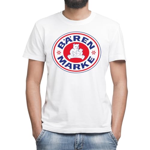 Retro Baerenmarke Klassisches Herren-T-Shirt mit Rundhalsausschnitt und kurzen Ärmeln X-Large Retro Baerenmarke Klassisches Herren-T-Shirt mit Rundhalsausschnitt und kurzen Ärmeln X-Large von Moonai