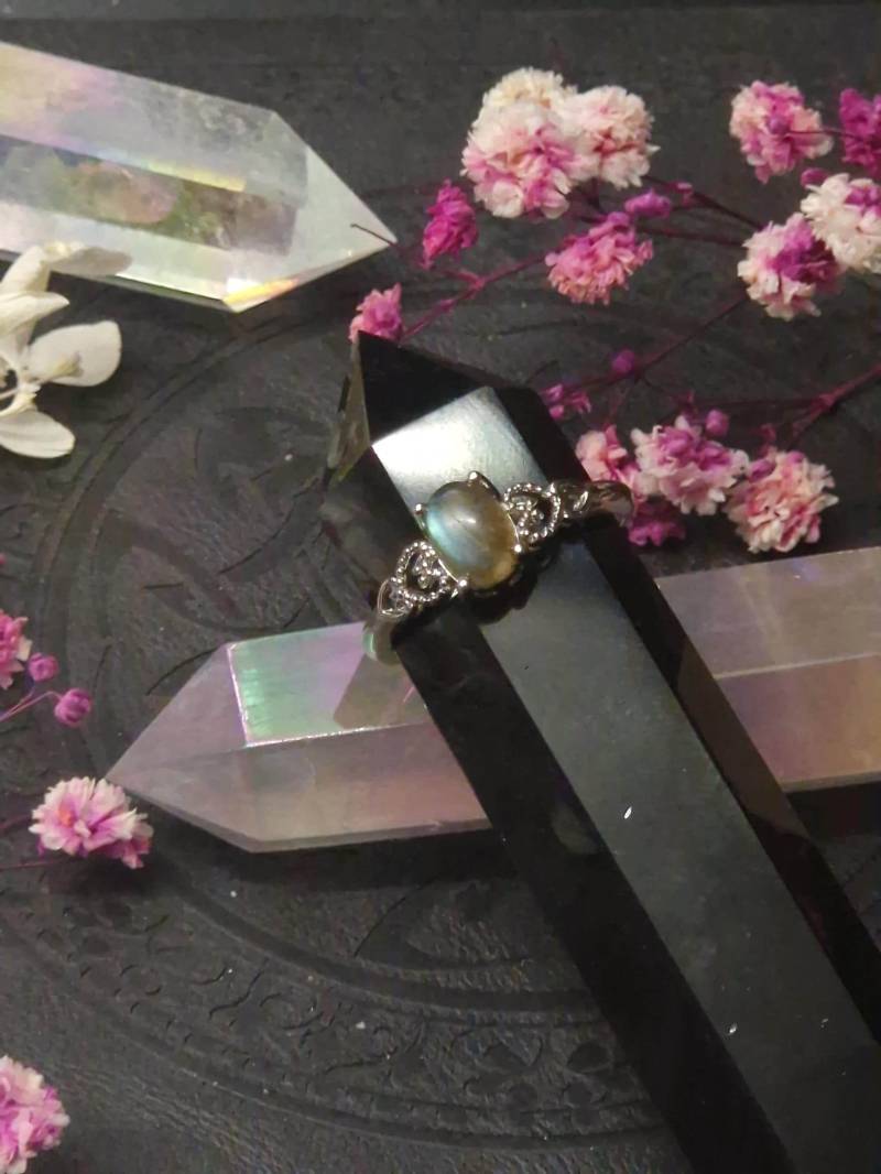 Labradorit Ring Silber von LunariaNoctis