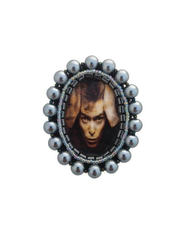 David Bowie Heroes Brosche - Handgefertigtes Portrait Fan Tribute David Bowie Heroes Brosche - Handgefertigtes Portrait Fan Tribute von MoondustJewels85