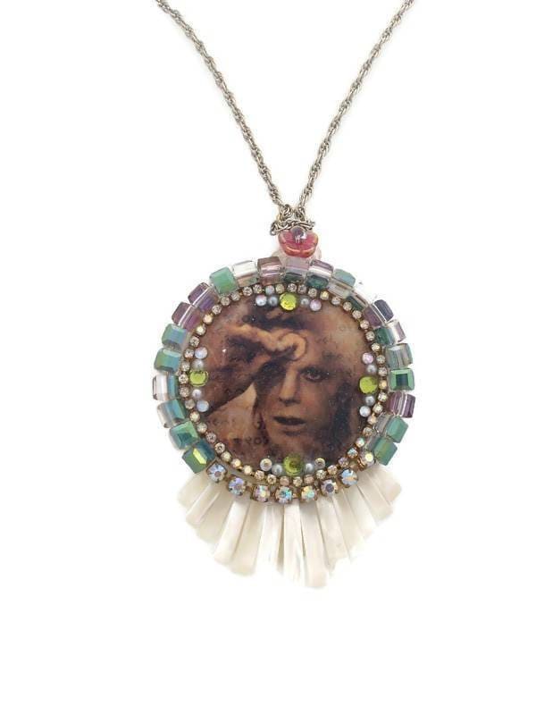 Ziggy Stardust Anhänger - David Bowie Tribute Piece Ziggy Stardust Anhänger - David Bowie Tribute Piece von MoondustJewels85
