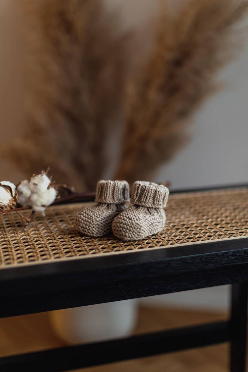 Baby Strickschuhe von MooniStoreDE