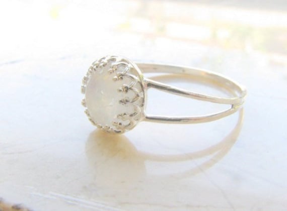 Mondstein Ring Silber Edelstein Halbedelstein Schmuck von MoonliDesigns