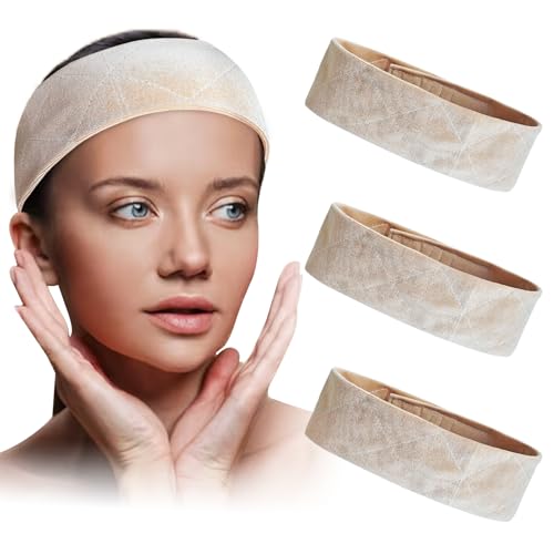 3 Stück Perückengriff-Stirnband, elastisches Samt-Griff, Schal, Haarband, flexibel, rutschfest, Perückenzubehör für Damenhaarperücken 3 Stück Perückengriff-Stirnband, elastisches Samt-Griff, Schal, Haarband, flexibel, rutschfest, Perückenzubehör für Damenhaarperücken von Moonlight Miles
