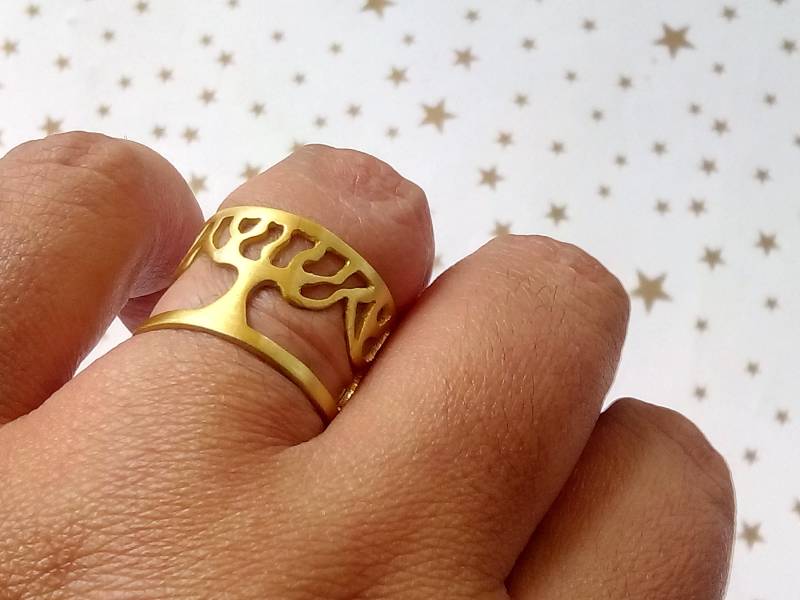 Goldring Baum Des Lebens Goldring Baum Des Lebens von MoonlightJewelArt