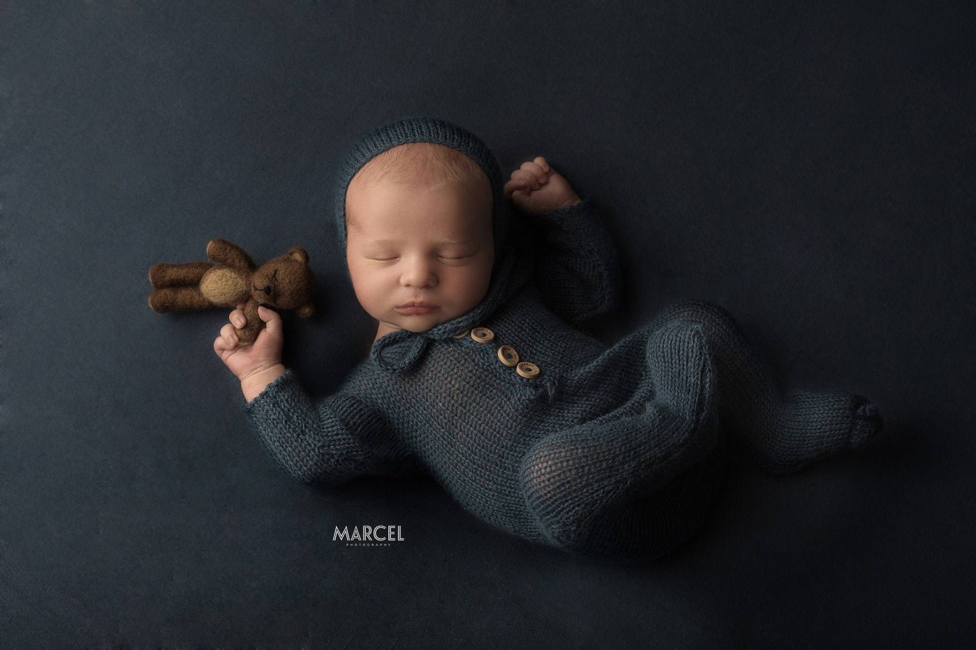 Neugeborenen-strampler Mit Füßen, Neugeborenen-Fotografie-Requisite, Alpaka-strick-strampler, Neugeborenen-Jungen-Outfit, Schläfer, Gestrickte von MoonlightPhotoProps