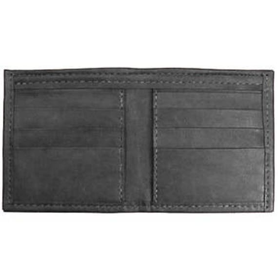 Schwarzes Leder-Kreditkarten-Portemonnaie von MoonshineLeatherCo