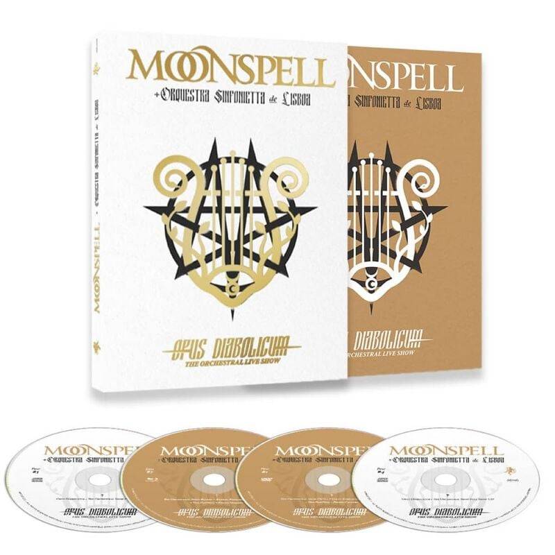 Opus Diabolicum - The Orchestral Live Show von Moonspell - 2-CD & DVD & Blu-ray (Boxset) von Moonspell